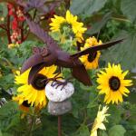 Vogel windspel - tuinprikker
