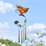Windspel vlinder en bloem - windgong
