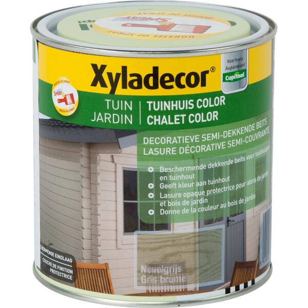 Xyladecor Tuinhuis Color, nevelgrijs - 1 l