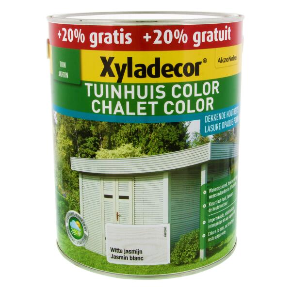  - Xyladecor Tuinhuis Color, witte jasmijn - 3 l