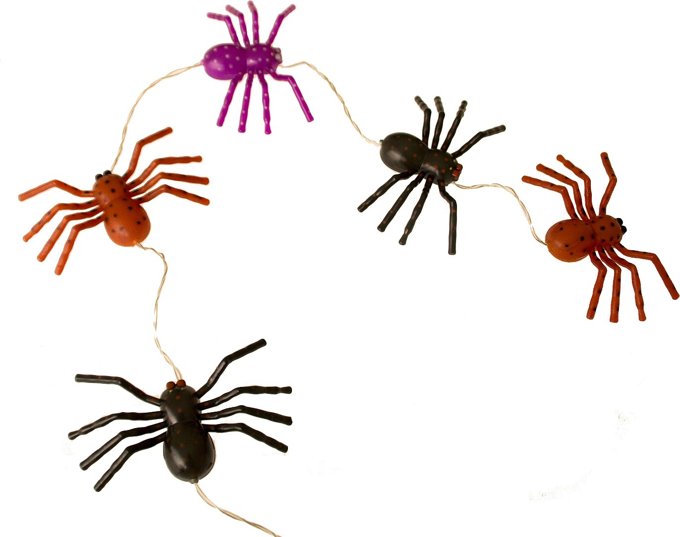 Afbeelding Spinnen lichtslinger Halloween door Tuinadvies.be