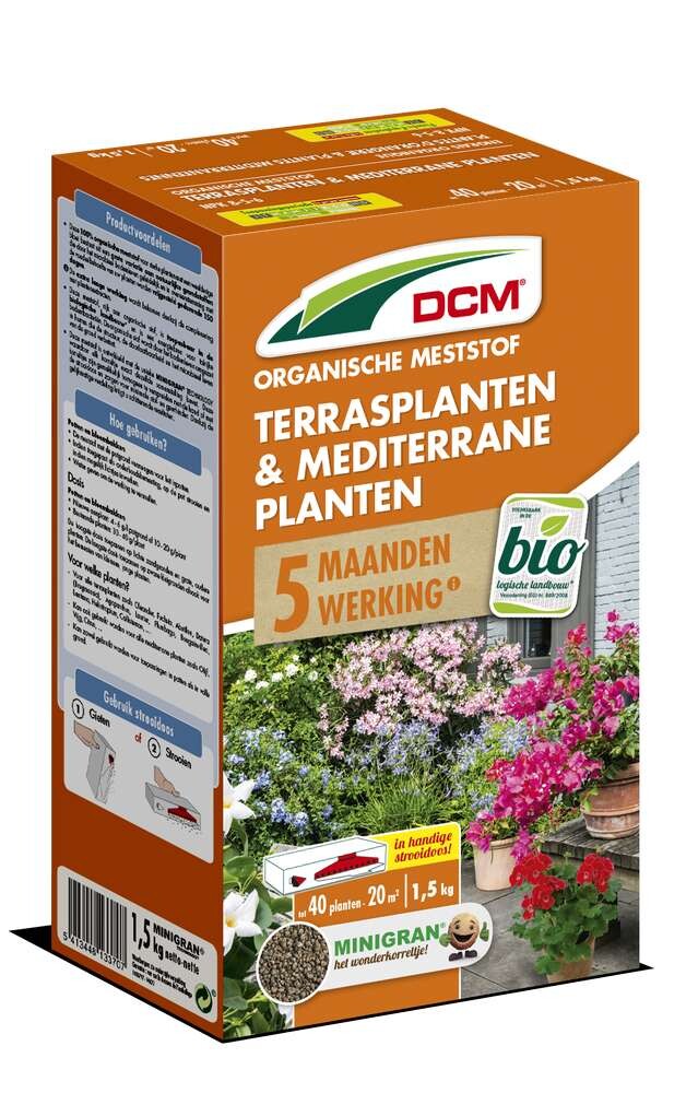 Afbeelding Terrasplanten en mediterrane planten DCM 15 kg door Tuinadvies.be