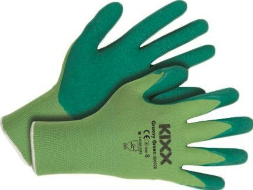 Afbeelding Kixx Tuinhandschoen Groovy Green Groen - Handschoenen - 8 door Tuinadvies.be