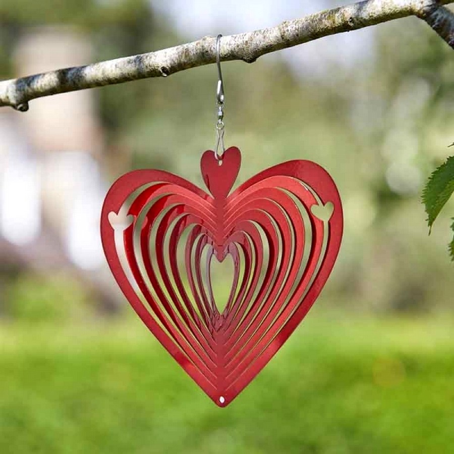 Windspinner rood hart